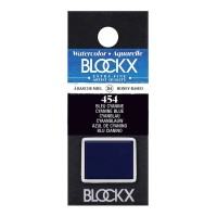 BLOCKX Watercolour Half Pan S4 454 Cyanine Blue